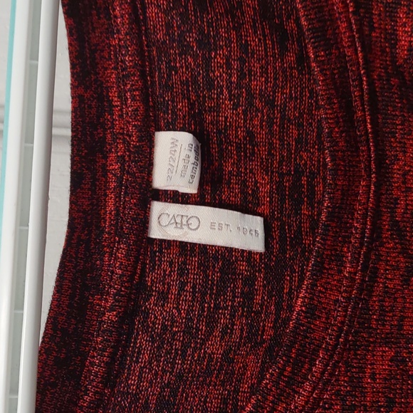 Red Marled Sweater - Picture 2 of 4
